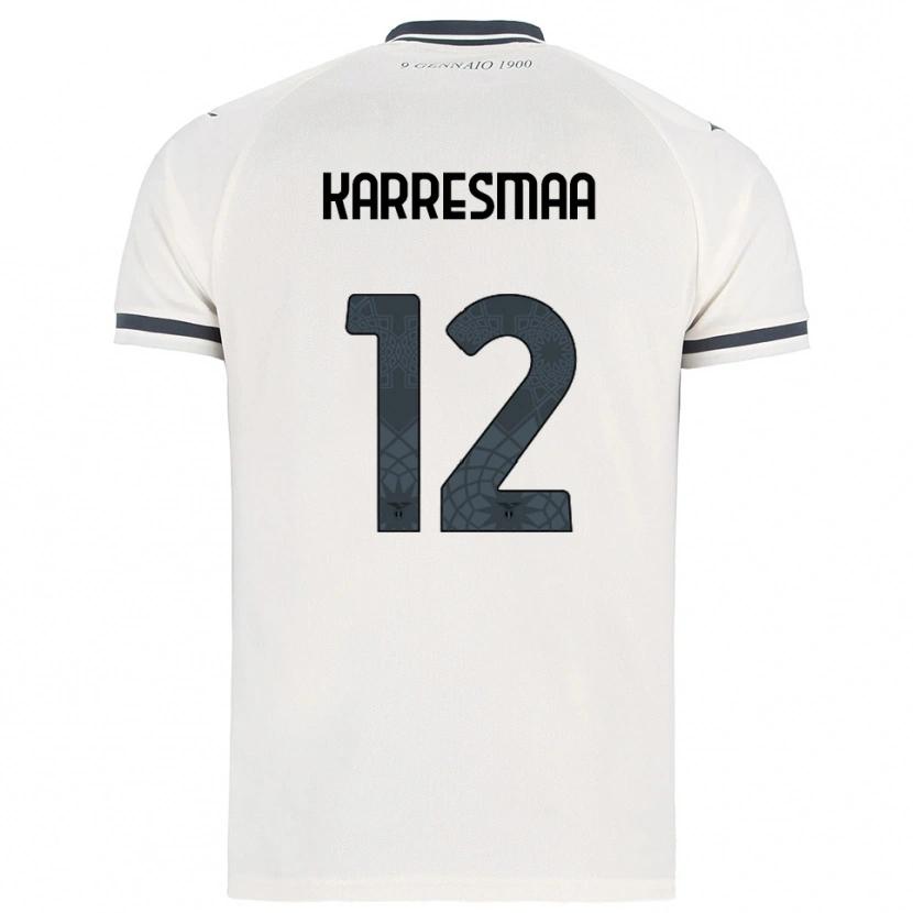 DanxenレディースKerttu Karresmaa#12ホワイト ネイビーアウェイシャツ2025/26ジャージーユニフォーム