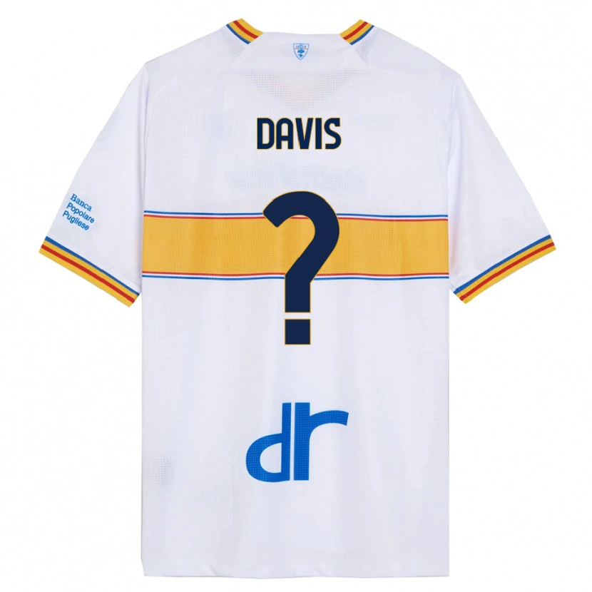 DanxenレディースSammi Davis#0ホワイト イエローアウェイシャツ2025/26ジャージーユニフォーム