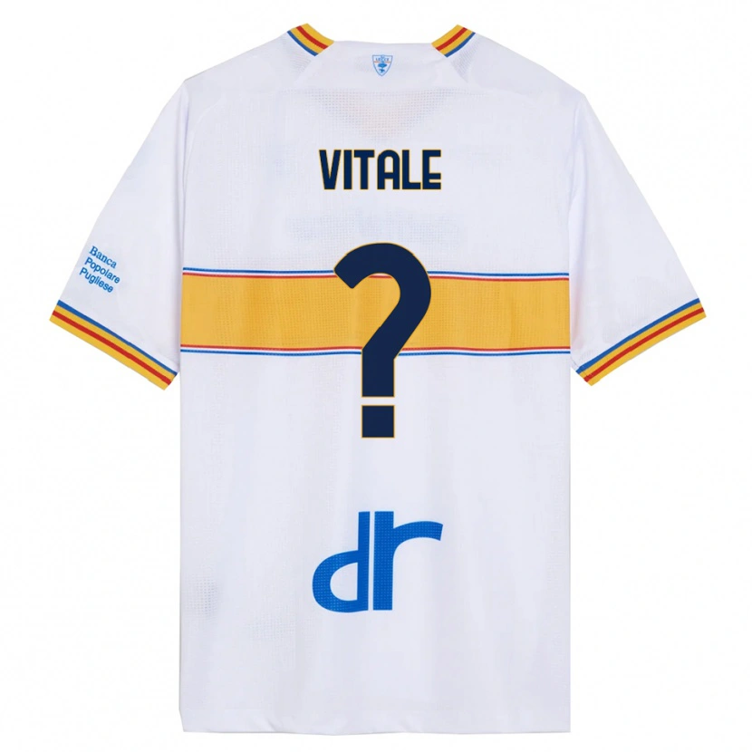 DanxenレディースLeonardo Vitale#0ホワイト イエローアウェイシャツ2025/26ジャージーユニフォーム