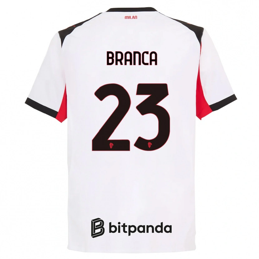 Danxenレディースシモーネ・ブランカ#23ホワイト ブラックアウェイシャツ2025/26ジャージーユニフォーム