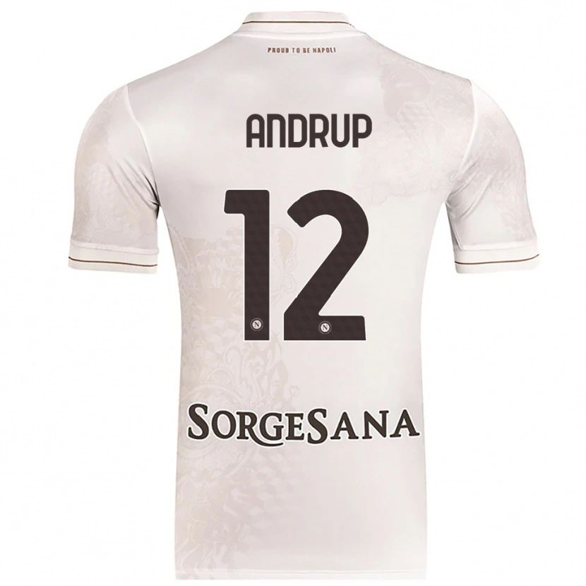 DanxenレディースKlara Lena Elisabeth Andrup#12シャンパン ブラウンアウェイシャツ2025/26ジャージーユニフォーム