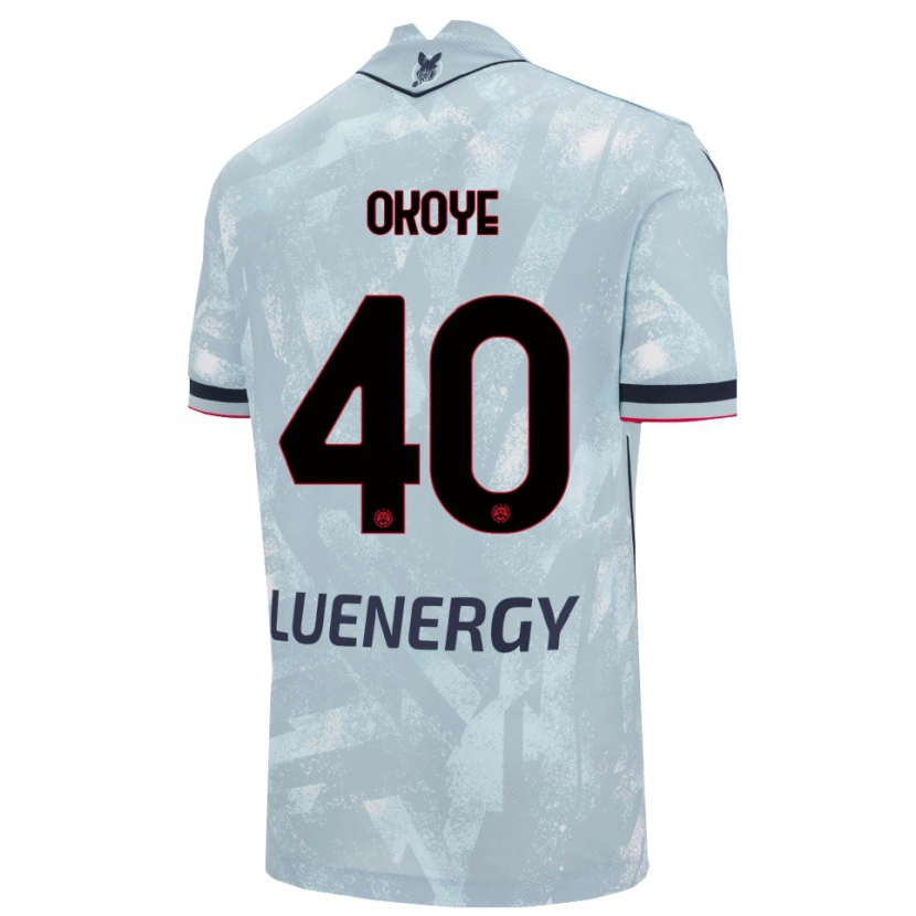 Danxenレディースマドゥカ・オコエ#40ライトブルー ブラックアウェイシャツ2025/26ジャージーユニフォーム