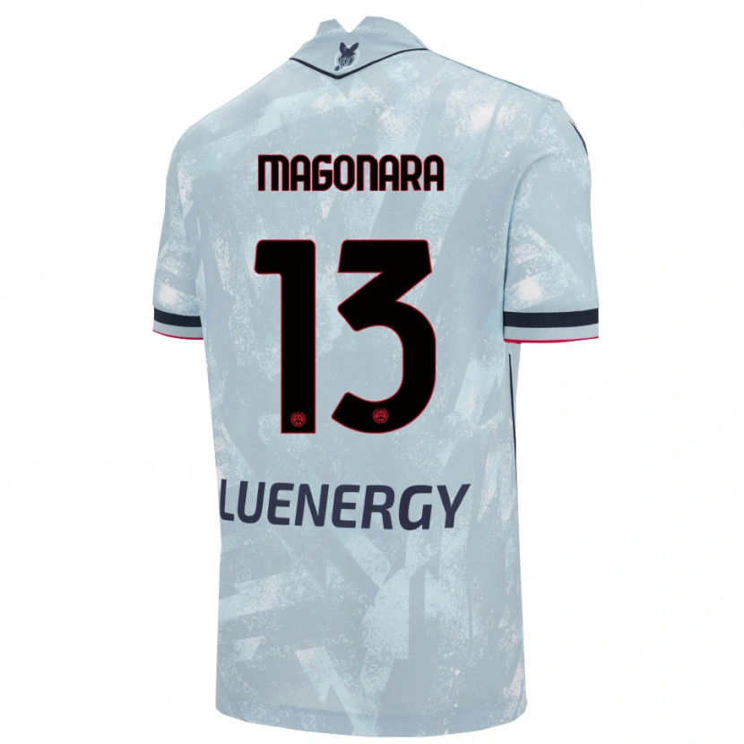 DanxenレディースMatteo Magonara#13ライトブルー ブラックアウェイシャツ2025/26ジャージーユニフォーム