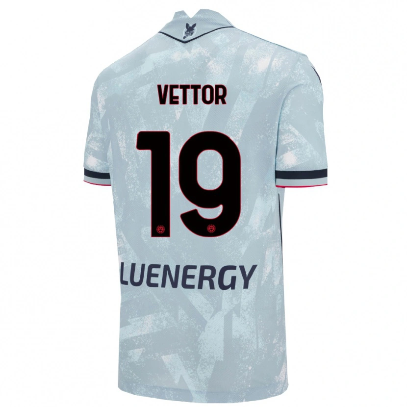 DanxenレディースMarco Vettor#19ライトブルー ブラックアウェイシャツ2025/26ジャージーユニフォーム