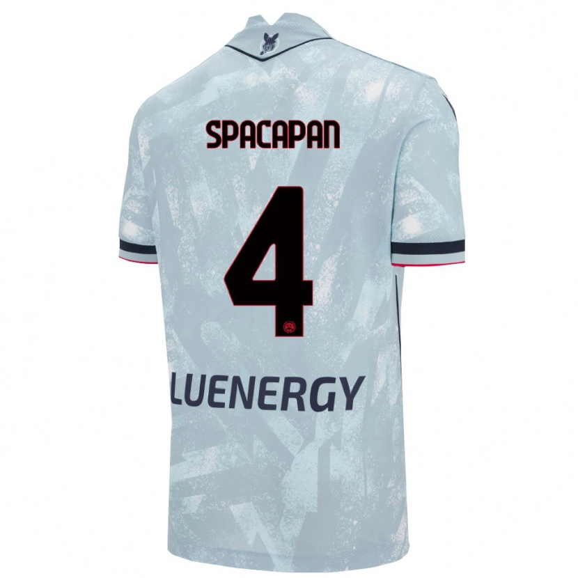 DanxenレディースLuka Spacapan#4ライトブルー ブラックアウェイシャツ2025/26ジャージーユニフォーム