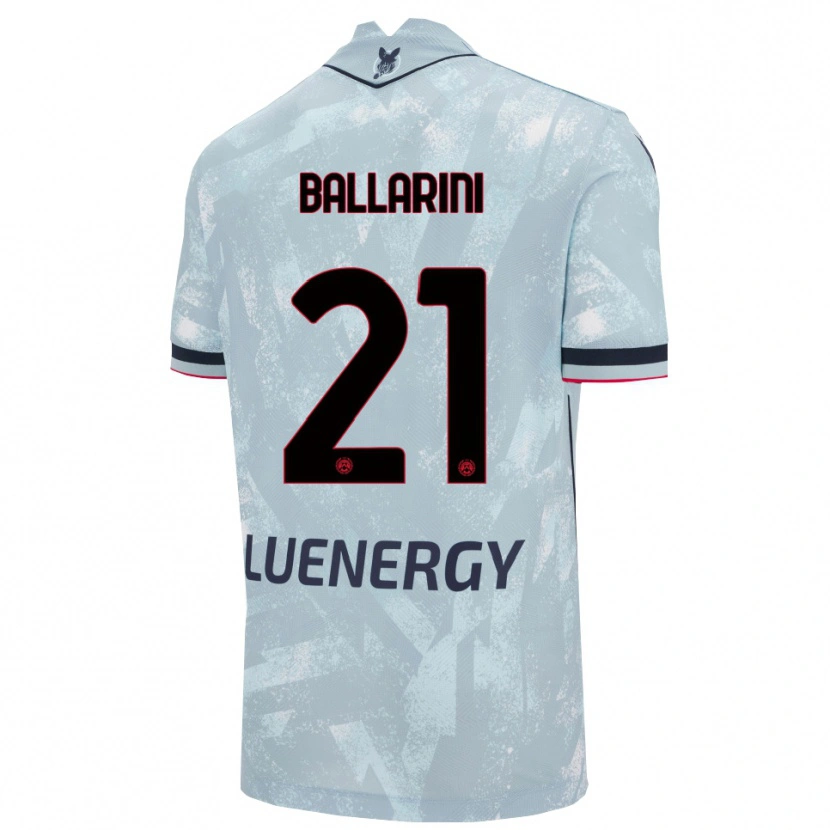 DanxenレディースMarco Ballarini#21ライトブルー ブラックアウェイシャツ2025/26ジャージーユニフォーム