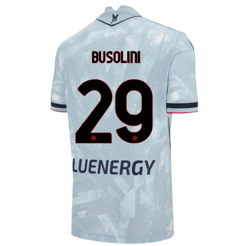 DanxenレディースAlessandro Busolini#29ライトブルー ブラックアウェイシャツ2025/26ジャージーユニフォーム