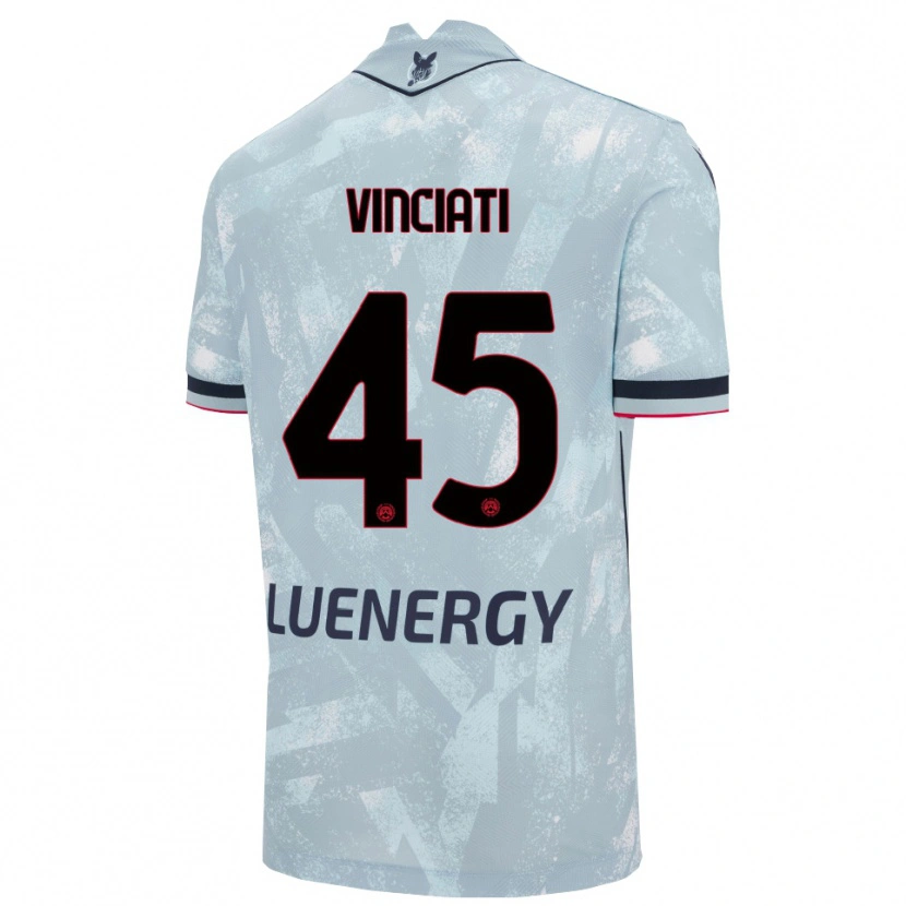 DanxenレディースGiulio Vinciati#45ライトブルー ブラックアウェイシャツ2025/26ジャージーユニフォーム