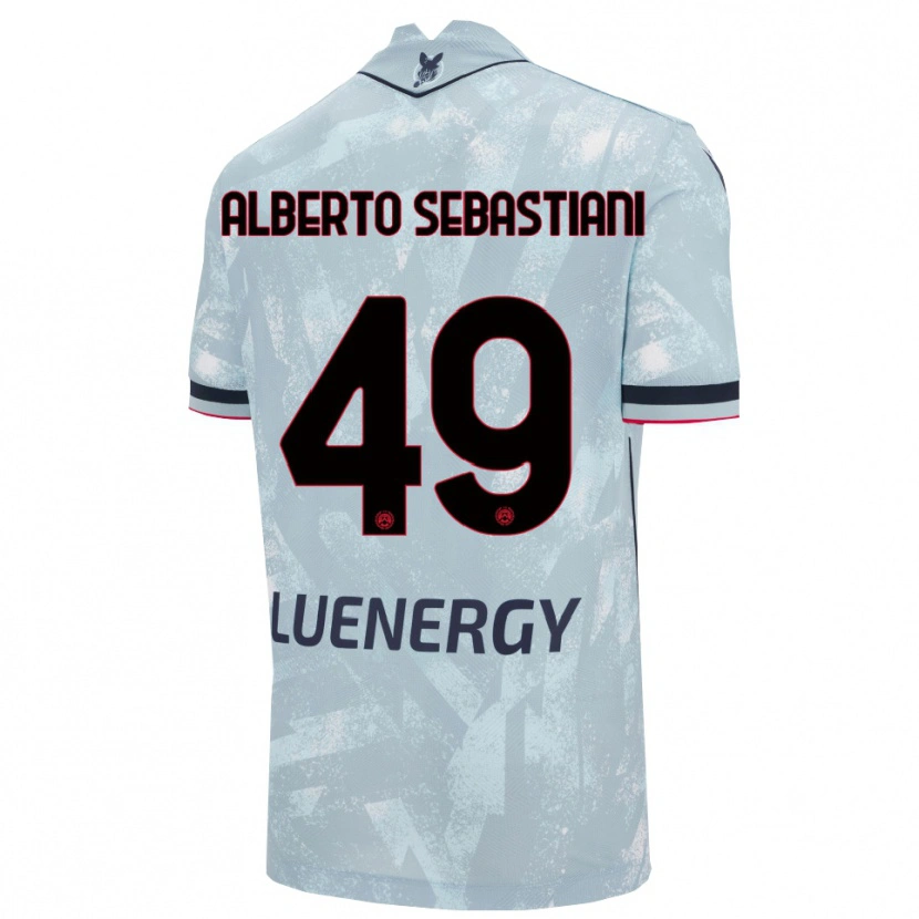 DanxenレディースJosé Alberto Sebastiani#49ライトブルー ブラックアウェイシャツ2025/26ジャージーユニフォーム