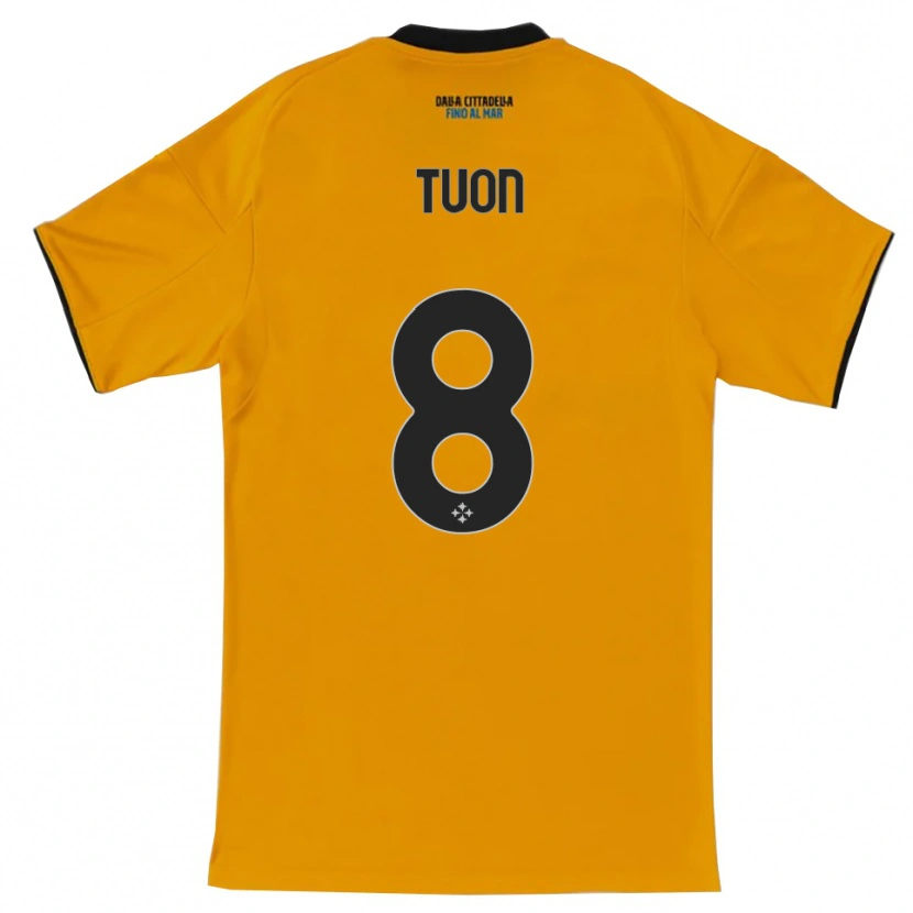 DanxenレディースNicola Tuon#8オレンジ ブルーアウェイシャツ2025/26ジャージーユニフォーム