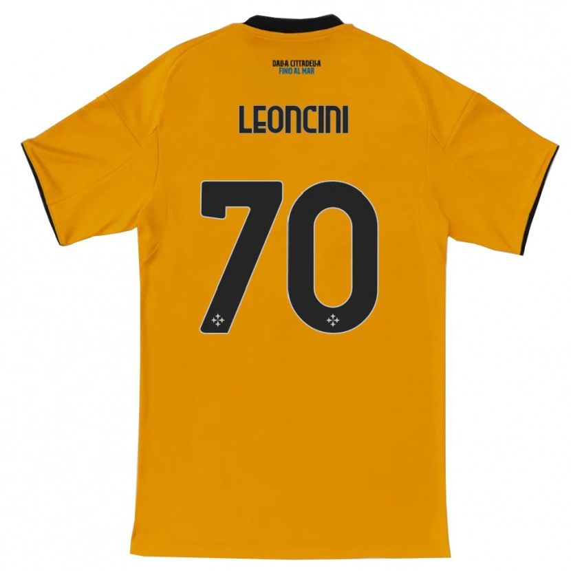 DanxenレディースMattia Leoncini#70オレンジ ブルーアウェイシャツ2025/26ジャージーユニフォーム