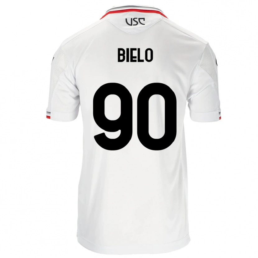 DanxenレディースManu Bielo#90ホワイト レッドアウェイシャツ2025/26ジャージーユニフォーム