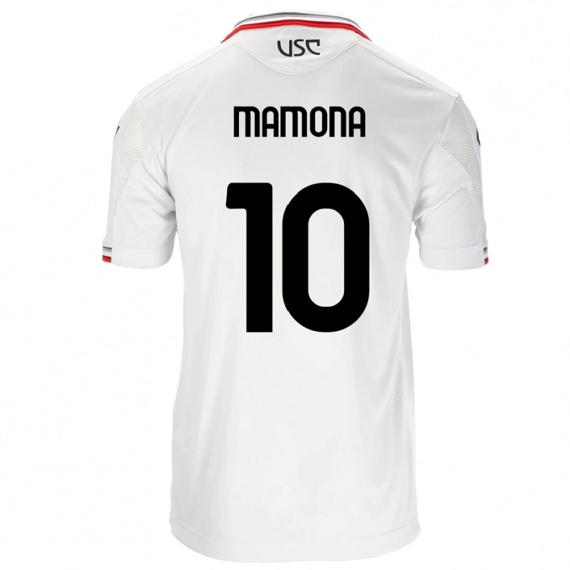 Danxenレディースサミュエル・ブルー・マモーナ#10ホワイト レッドアウェイシャツ2025/26ジャージーユニフォーム