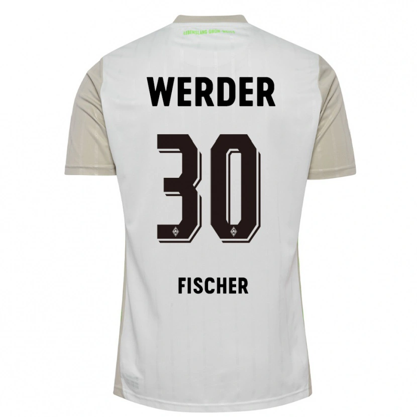 DanxenレディースVanessa Fischer#30ホワイト ブラックアウェイシャツ2025/26ジャージーユニフォーム