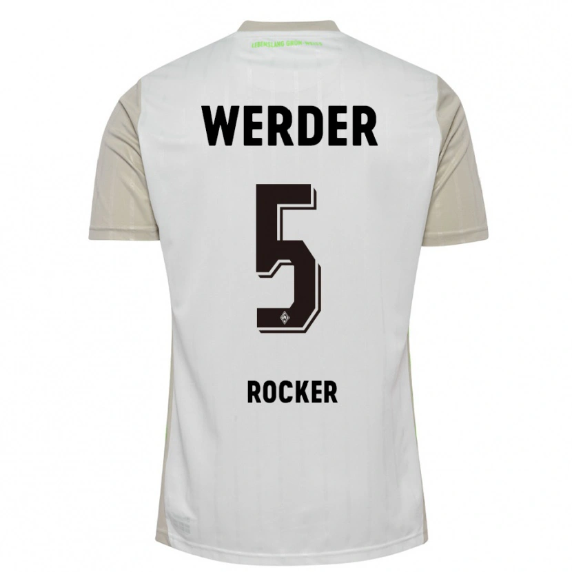 Danxenレディースシモ・ロッカー#5ホワイト ブラックアウェイシャツ2025/26ジャージーユニフォーム