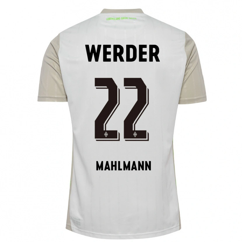 Danxenレディースユスタス・マールマン#22ホワイト ブラックアウェイシャツ2025/26ジャージーユニフォーム