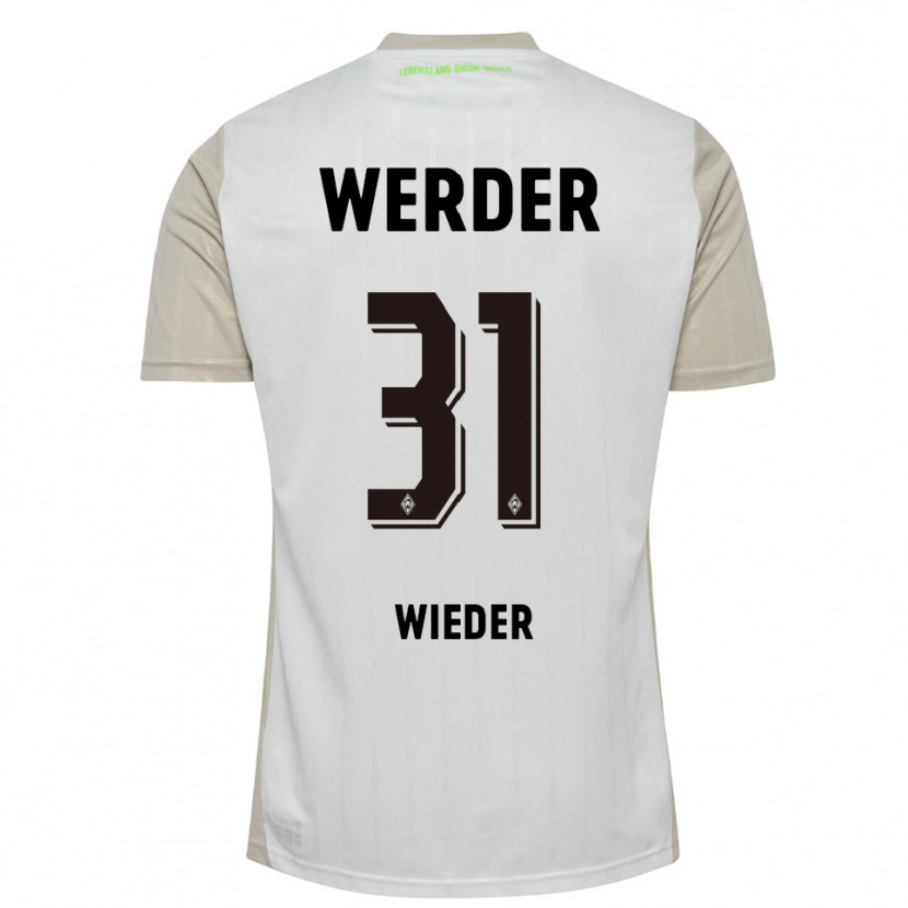 DanxenレディースVerena Wieder#31ホワイト ブラックアウェイシャツ2025/26ジャージーユニフォーム