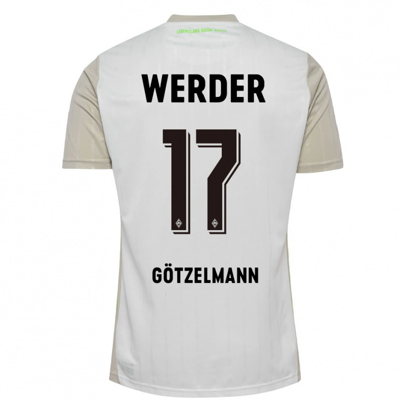 Danxenレディースパトリック・ゲッツェルマン#17ホワイト ブラックアウェイシャツ2025/26ジャージーユニフォーム