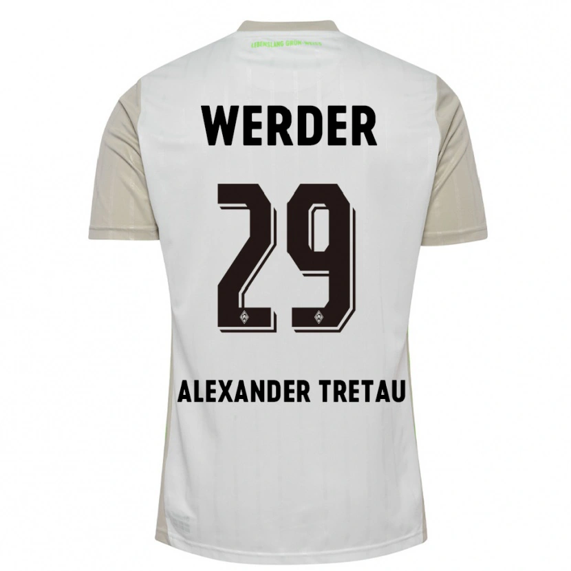 DanxenレディースHans Tretau#29ホワイト ブラックアウェイシャツ2025/26ジャージーユニフォーム