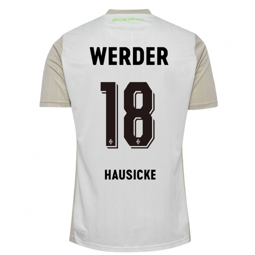 Danxenレディースリナ・ハウジケ#18ホワイト ブラックアウェイシャツ2025/26ジャージーユニフォーム