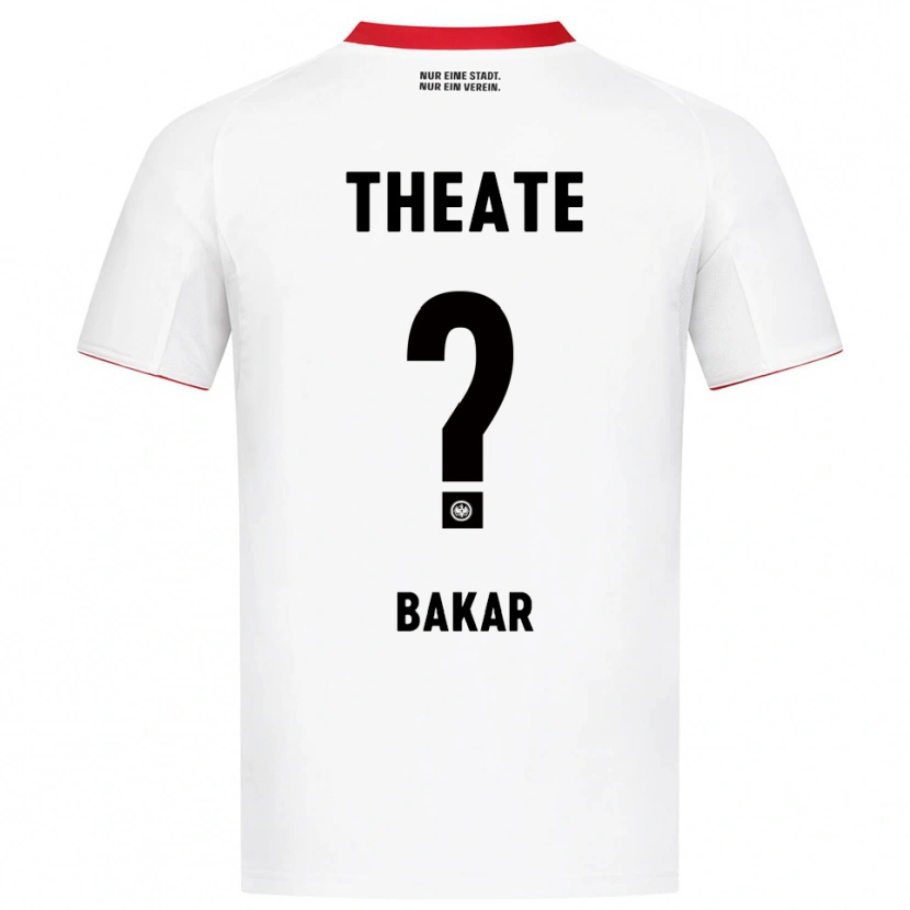 DanxenレディースYunus Bakar#0ホワイト レッドアウェイシャツ2025/26ジャージーユニフォーム