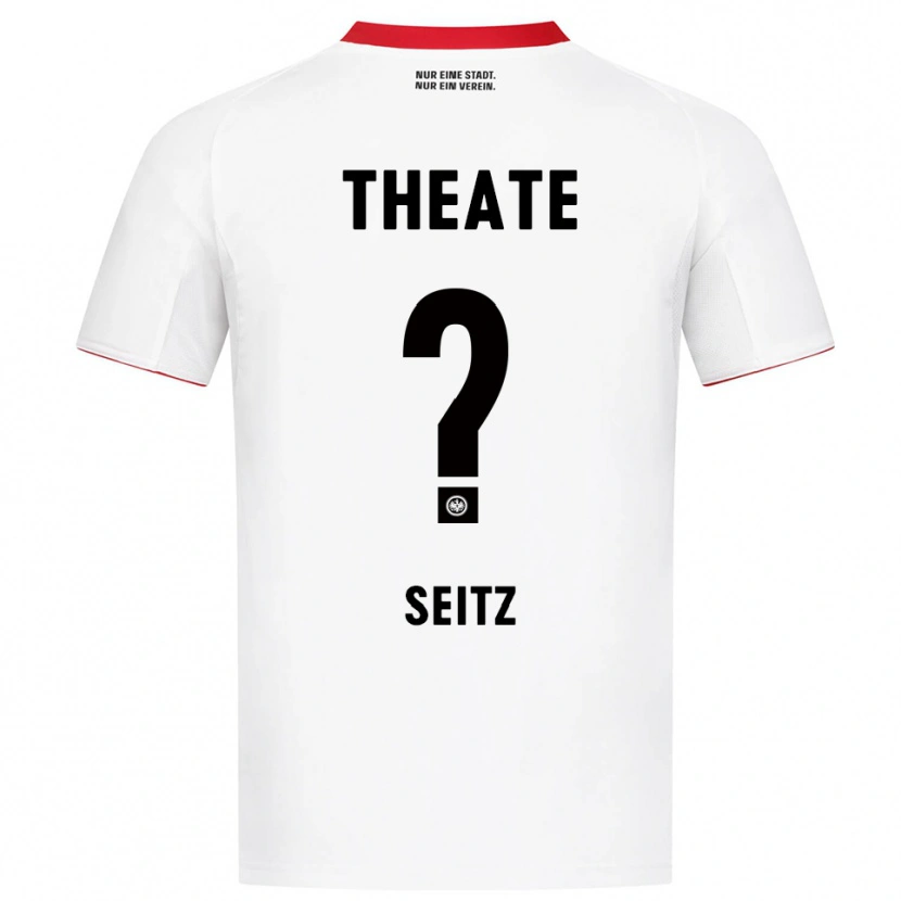 DanxenレディースLuca Seitz#0ホワイト レッドアウェイシャツ2025/26ジャージーユニフォーム