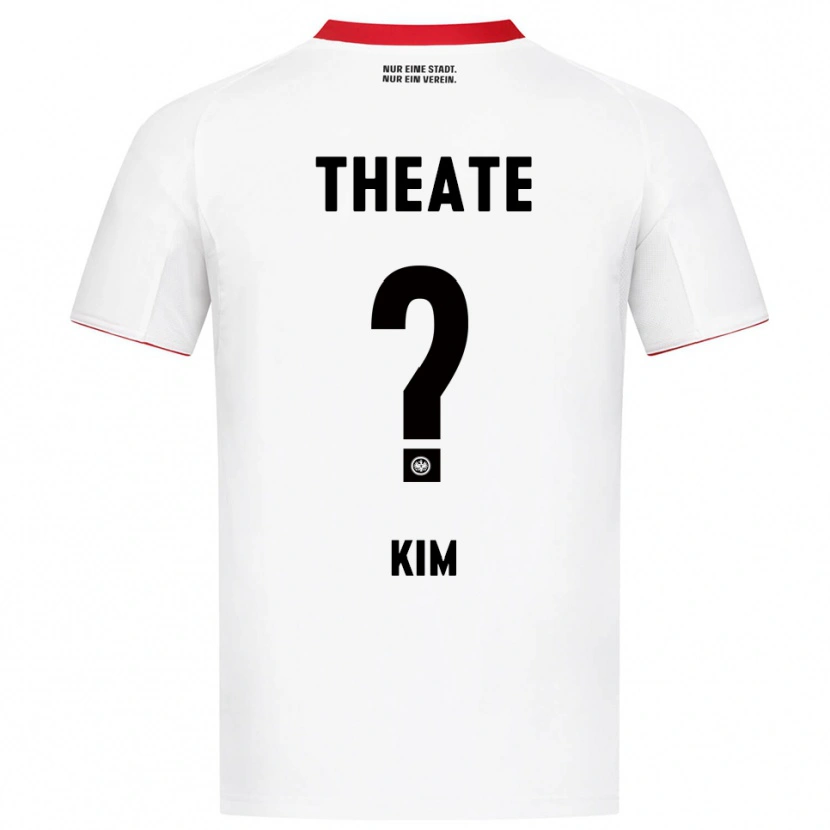 DanxenレディースJunhyung Kim#0ホワイト レッドアウェイシャツ2025/26ジャージーユニフォーム