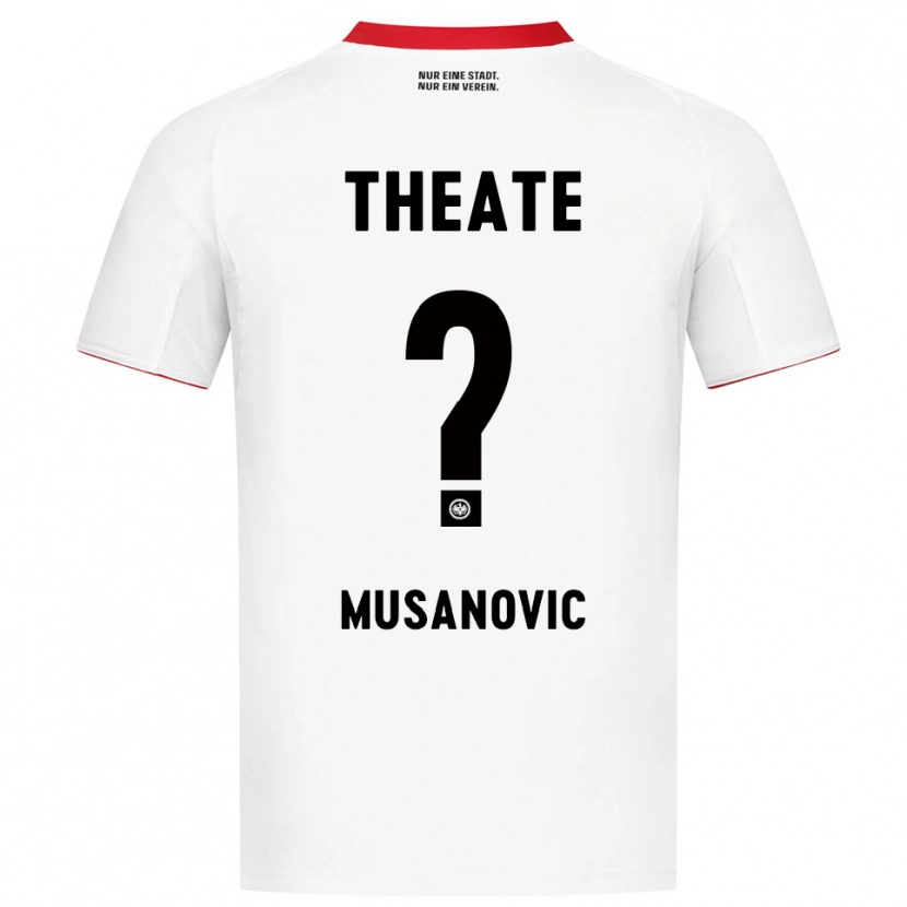 DanxenレディースHaris Musanovic#0ホワイト レッドアウェイシャツ2025/26ジャージーユニフォーム