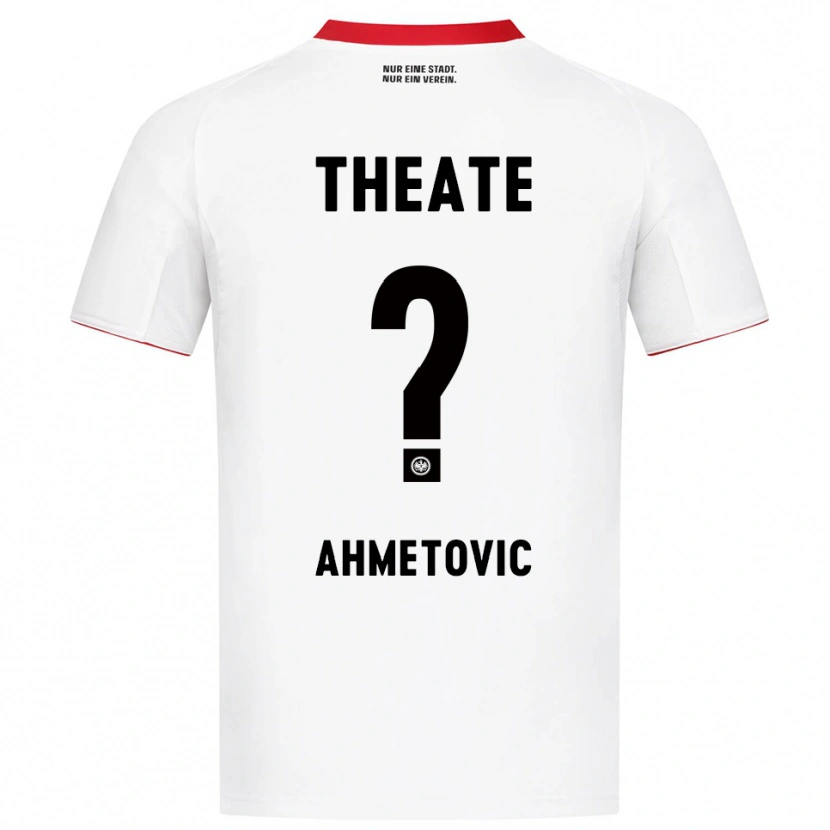 DanxenレディースMarco Ahmetovic#0ホワイト レッドアウェイシャツ2025/26ジャージーユニフォーム