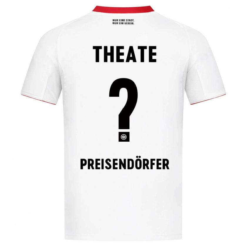 DanxenレディースConstantin Preisendörfer#0ホワイト レッドアウェイシャツ2025/26ジャージーユニフォーム