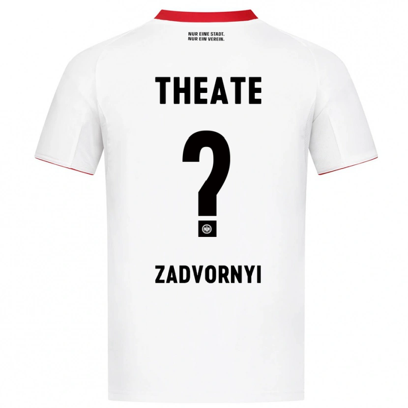 DanxenレディースIgor Zadvornyi#0ホワイト レッドアウェイシャツ2025/26ジャージーユニフォーム
