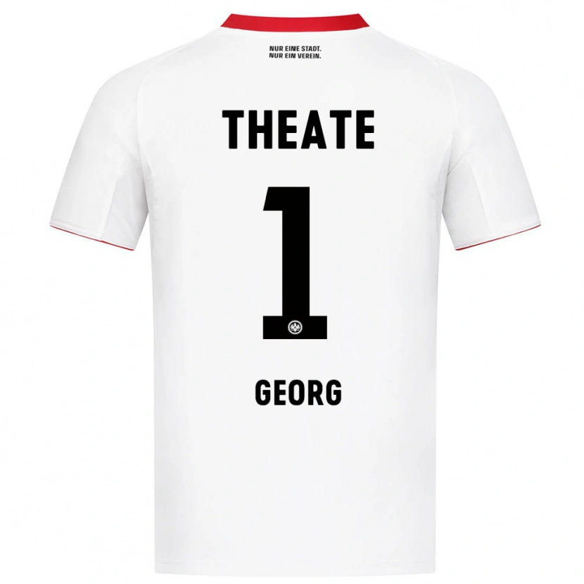 DanxenレディースHannes Georg#1ホワイト レッドアウェイシャツ2025/26ジャージーユニフォーム