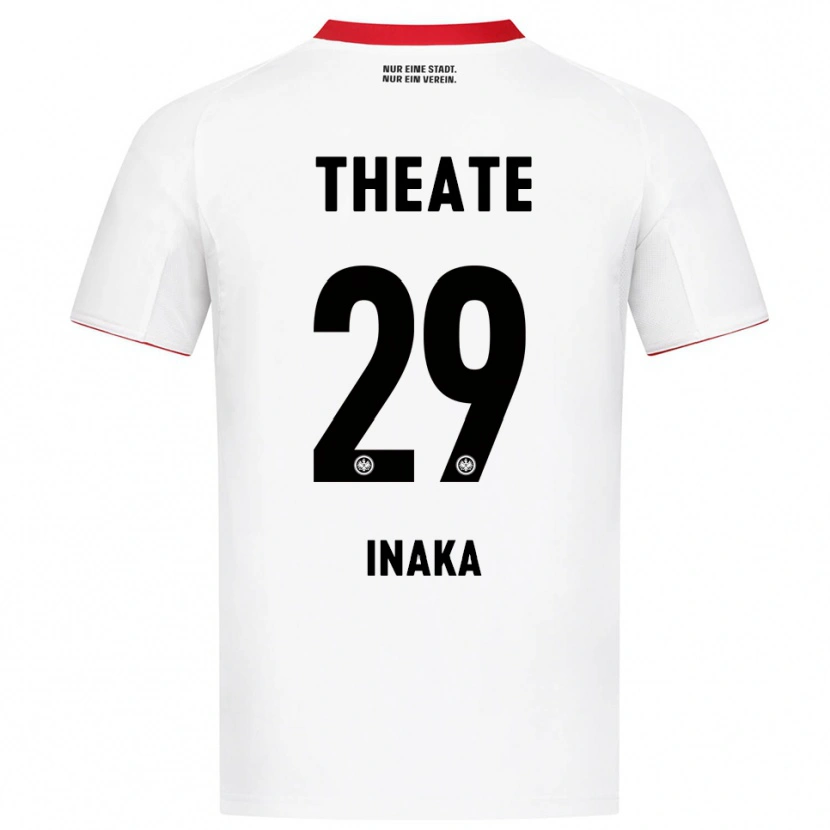 Danxenレディースアーサー・イナカ#29ホワイト レッドアウェイシャツ2025/26ジャージーユニフォーム