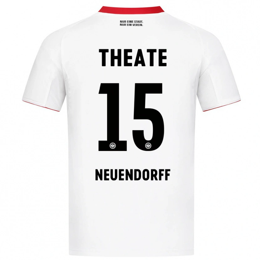 Danxenレディースニロ・ノイエンドルフ#15ホワイト レッドアウェイシャツ2025/26ジャージーユニフォーム