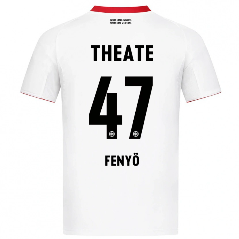 Danxenレディースノア・フェニョ#47ホワイト レッドアウェイシャツ2025/26ジャージーユニフォーム