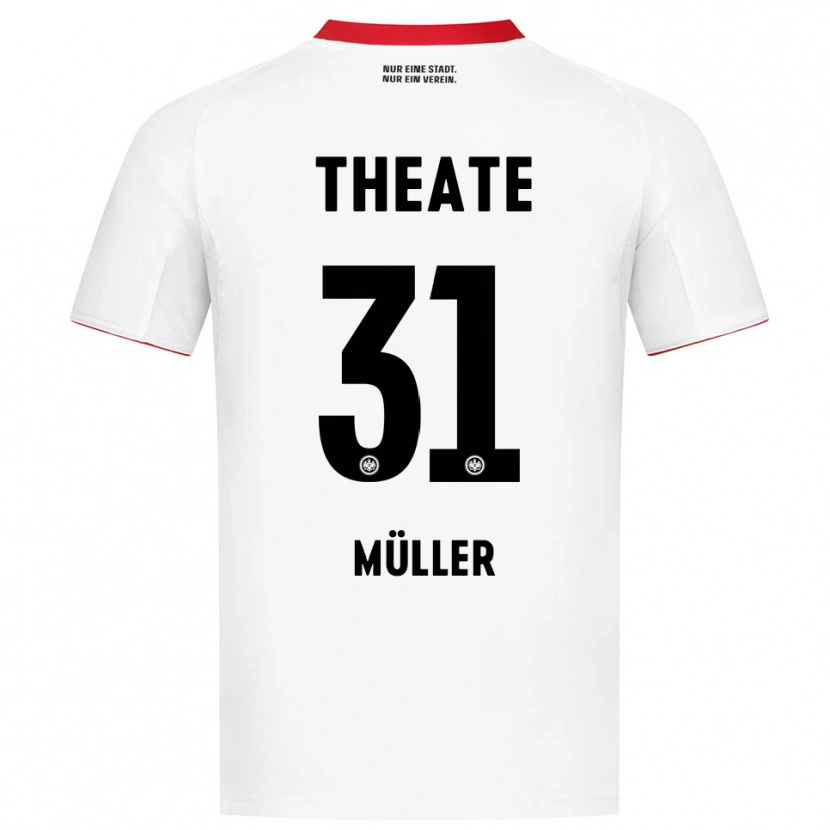 DanxenレディースLaurin Müller#31ホワイト レッドアウェイシャツ2025/26ジャージーユニフォーム