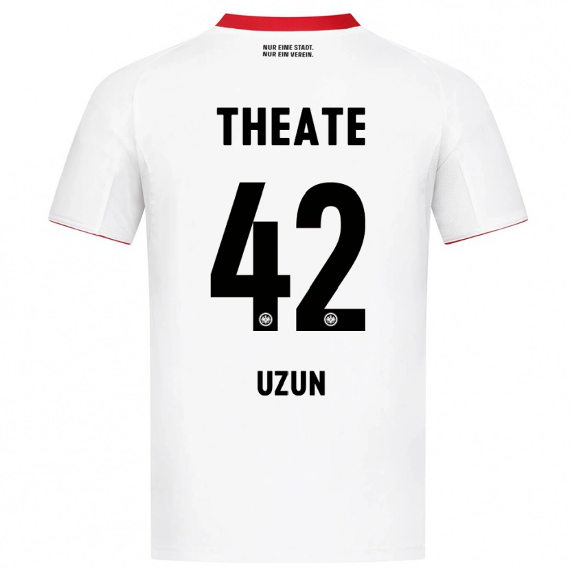 Danxenレディースジャン・ウズン#42ホワイト レッドアウェイシャツ2025/26ジャージーユニフォーム