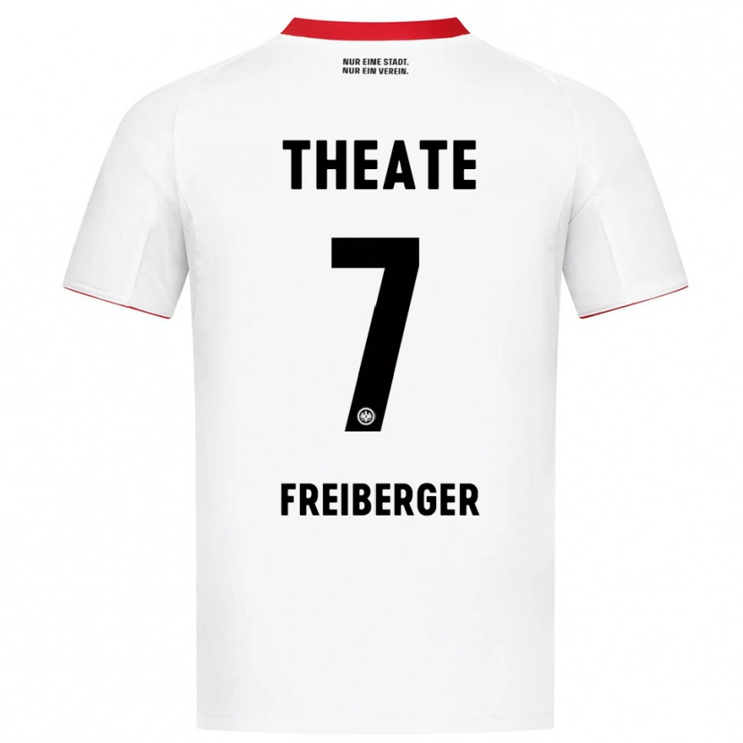 DanxenレディースBenjamin Freiberger#7ホワイト レッドアウェイシャツ2025/26ジャージーユニフォーム