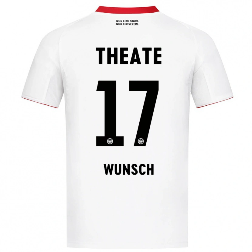 Danxenレディースポール・ヴンシュ#17ホワイト レッドアウェイシャツ2025/26ジャージーユニフォーム