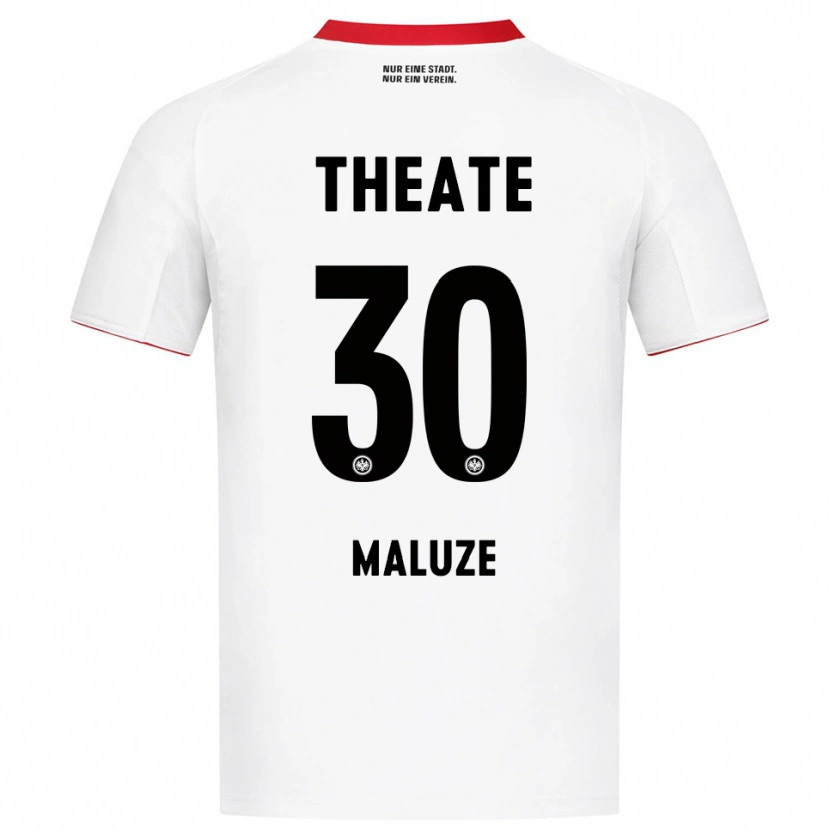 DanxenレディースJeremiaha Maluze#30ホワイト レッドアウェイシャツ2025/26ジャージーユニフォーム