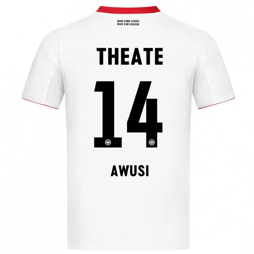 Danxenレディースジュニア・アウーシ#14ホワイト レッドアウェイシャツ2025/26ジャージーユニフォーム