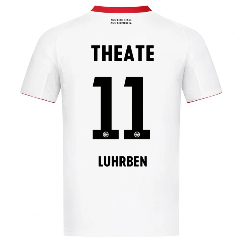 DanxenレディースNina Lührßen#11ホワイト レッドアウェイシャツ2025/26ジャージーユニフォーム
