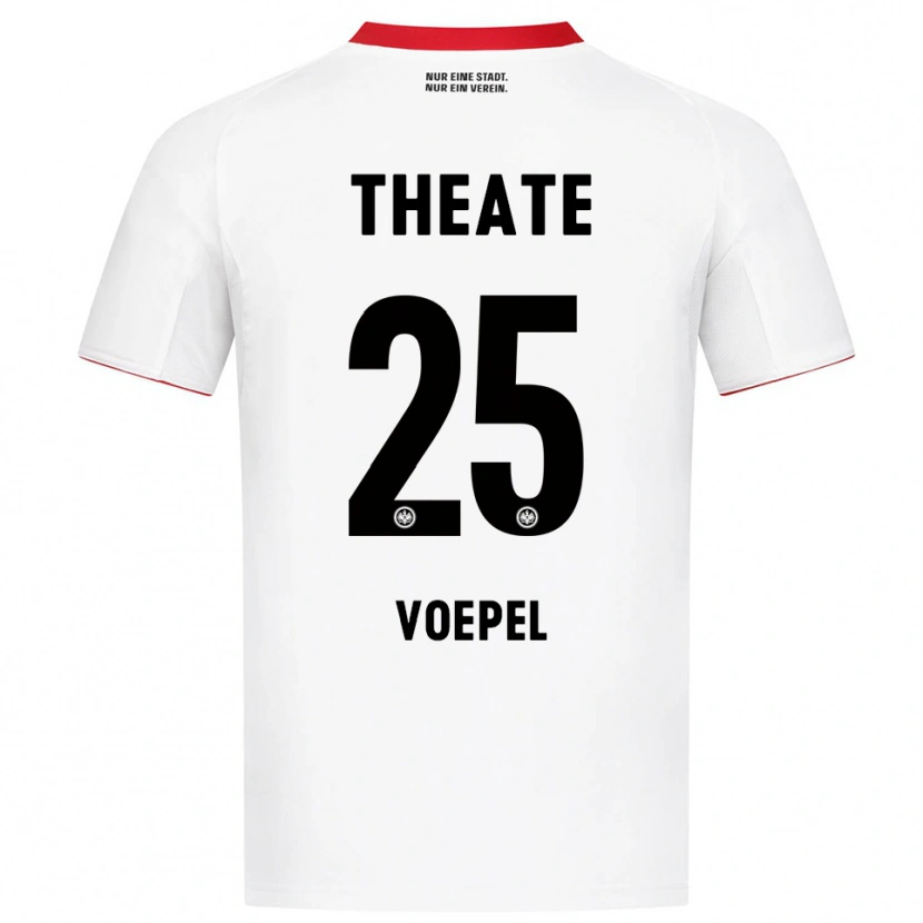 DanxenレディースLukas Voepel#25ホワイト レッドアウェイシャツ2025/26ジャージーユニフォーム