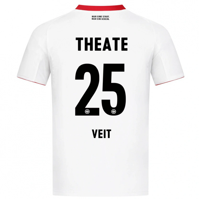 Danxenレディースイエラ・ファイト#25ホワイト レッドアウェイシャツ2025/26ジャージーユニフォーム