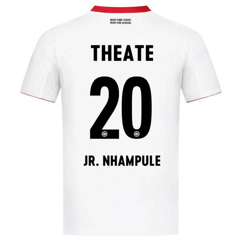 DanxenレディースJunior Nhampule#20ホワイト レッドアウェイシャツ2025/26ジャージーユニフォーム