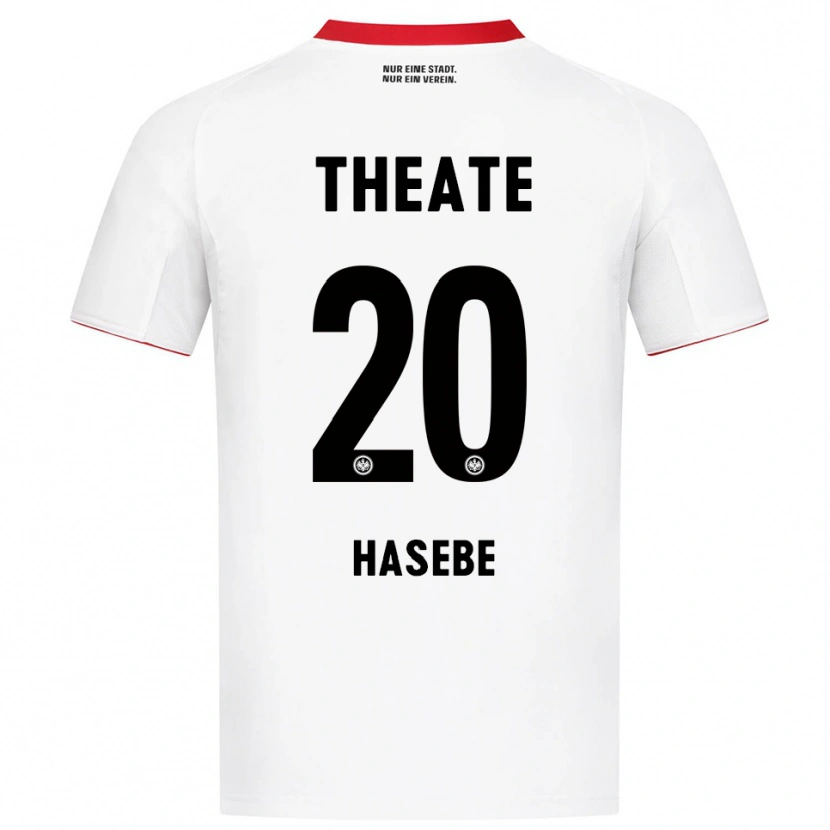 Danxenレディースまこと はせべ#20ホワイト レッドアウェイシャツ2025/26ジャージーユニフォーム