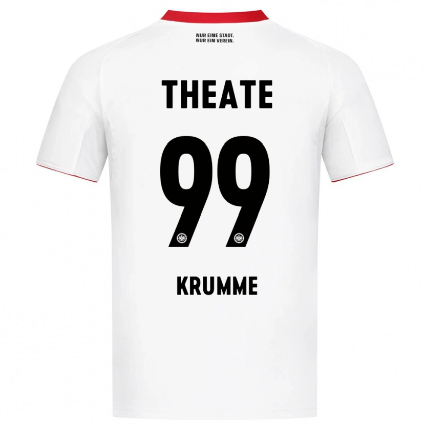 DanxenレディースJanne Krumme#99ホワイト レッドアウェイシャツ2025/26ジャージーユニフォーム