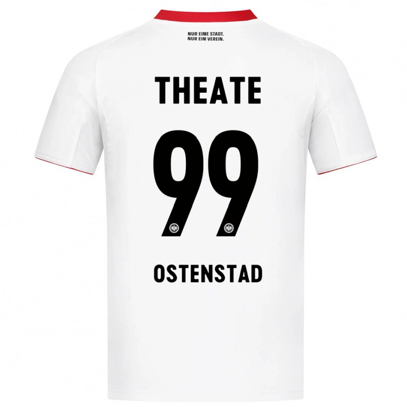 DanxenレディースMarthine Østenstad#99ホワイト レッドアウェイシャツ2025/26ジャージーユニフォーム