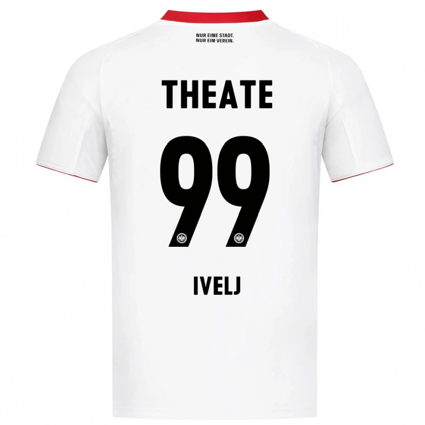 DanxenレディースNoemi Ivelj#99ホワイト レッドアウェイシャツ2025/26ジャージーユニフォーム