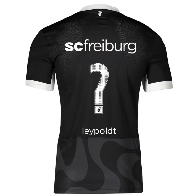 DanxenレディースJoona Leypoldt#0ブラック ホワイトアウェイシャツ2025/26ジャージーユニフォーム